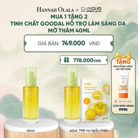  MUA 1 TẶNG 2 TINH CHẤT GOODAL HỖ TRỢ LÀM SÁNG DA, MỜ THÂM 40ML - A618 