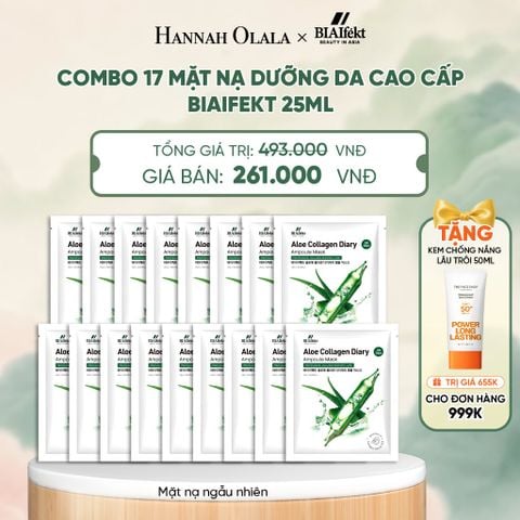  COMBO 17 MẶT NẠ DƯỠNG DA CAO CẤP BIAIFEKT 25ML - A529 