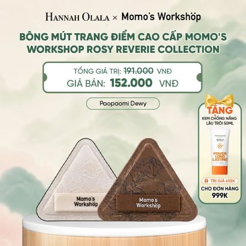  BÔNG MÚT TRANG ĐIỂM CAO CẤP MOMO'S WORKSHOP ROSY REVERIE COLLECTION - A621 