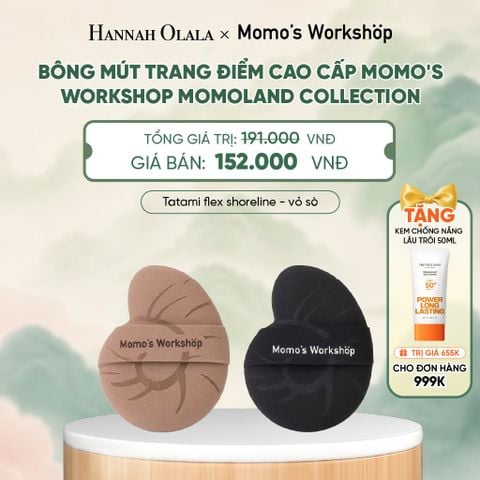  BÔNG MÚT TRANG ĐIỂM CAO CẤP MOMO'S WORKSHOP MOMOLAND COLLECTION - A622 