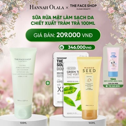  DEAL 5: SỮA RỬA MẶT LÀM SẠCH DA CHIẾT XUẤT TRÀM TRÀ 100ML 