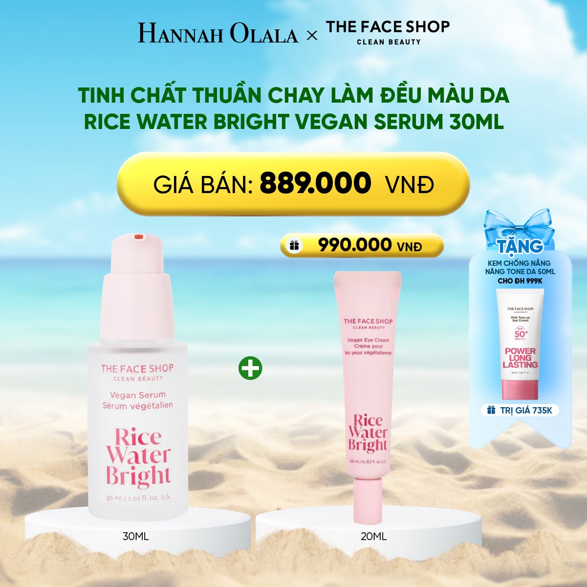 Serum L'Oréal Tinh Chất Thuần Chay Rice Water Bright 30ml