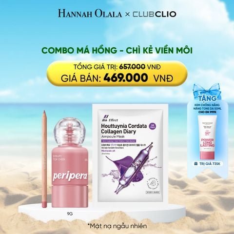  DEAL 10: COMBO MÁ HỒNG VÀ CHÌ KẺ VIỀN MÔI 