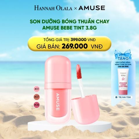  DEAL 2: SON NƯỚC BÓNG THUẦN CHAY AMUSE DEW TINT 4G 