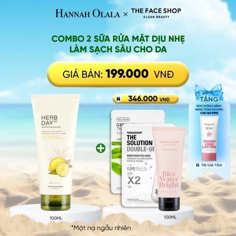  A285_DEAL 5: COMBO 2 SỮA RỬA MẶT DỊU NHẸ LÀM SẠCH SÂU CHO DA 