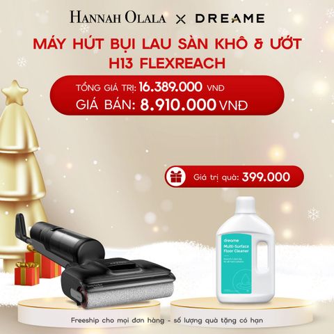  A31_DEAL 19: MÁY HÚT BỤI LAU SÀN KHÔ & ƯỚT DREAME H13 FLEXREACH - BẢO HÀNH 24 THÁNG 