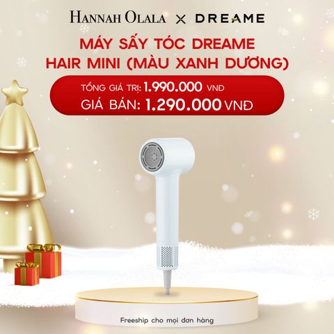  A24_DEAL 11: MÁY SẤY TÓC DREAME HAIR MINI - BẢN QUỐC TẾ - BẢO HÀNH 24 THÁNG 