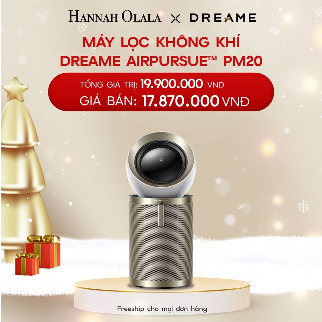  A30_DEAL 18: PM20 MÁY LỌC KHÔNG KHÍ DREAME AIRPURSUE™ PM20 - BẢO HÀNH 24 THÁNG 