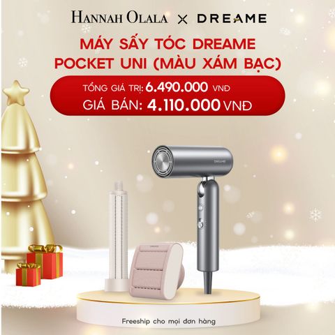  A33_DEAL 3: MÁY SẤY TÓC DREAME POCKET UNI - BẢN QUỐC TẾ - BẢO HÀNH 24 THÁNG 