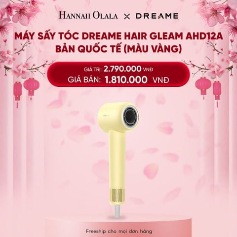  DEAL 8: MÁY SẤY TÓC DREAME HAIR GLEAM AHD12A - BẢN QUỐC TẾ - BẢO HÀNH 24 THÁNG 