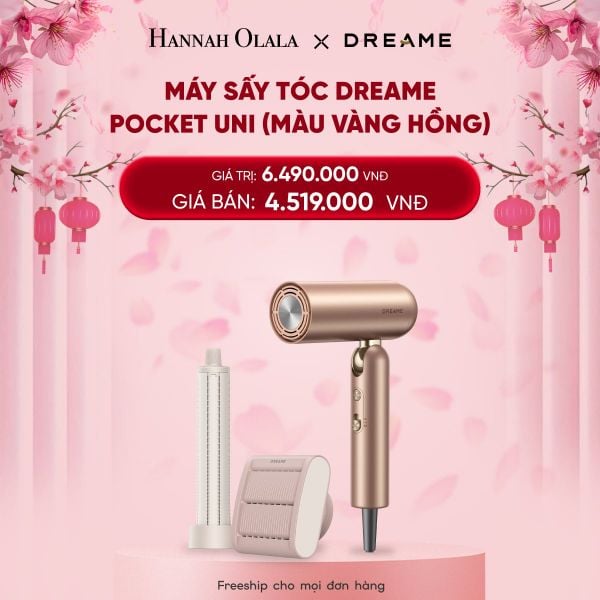  DEAL 3: MÁY SẤY TÓC DREAME POCKET UNI - BẢN QUỐC TẾ - BẢO HÀNH 24 THÁNG 
