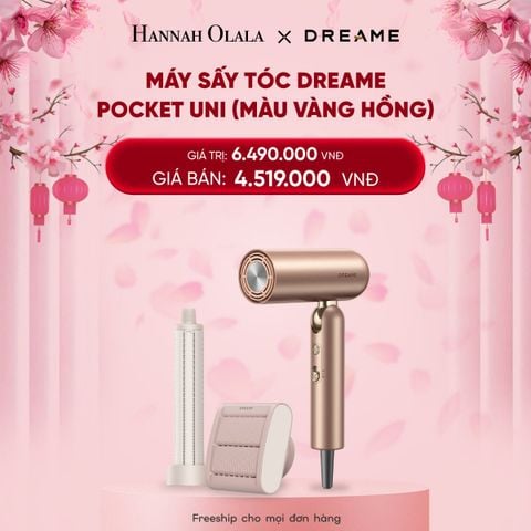 DEAL 3: MÁY SẤY TÓC DREAME POCKET UNI - BẢN QUỐC TẾ - BẢO HÀNH 24 THÁNG 