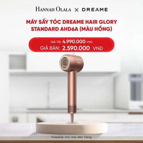  DEAL 6: MÁY SẤY TÓC DREAME HAIR GLORY STANDARD AHD6A - BẢN QUỐC TẾ - BH 24 THÁNG 