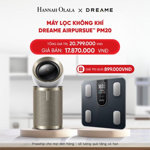  DEAL 18: PM20 MÁY LỌC KHÔNG KHÍ DREAME AIRPURSUE™ PM20 - BẢO HÀNH 24 THÁNG 