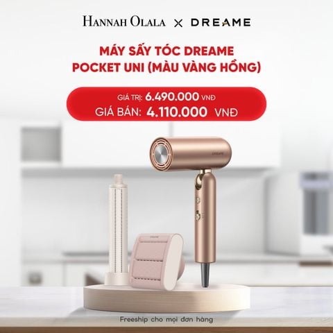  DEAL 3: MÁY SẤY TÓC DREAME POCKET UNI - BẢN QUỐC TẾ - BẢO HÀNH 24 THÁNG 