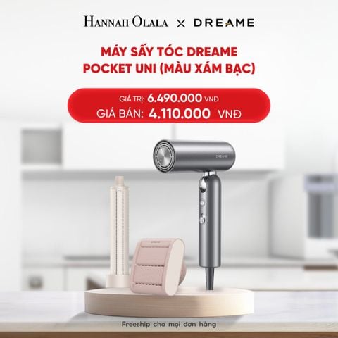  DEAL 3: MÁY SẤY TÓC DREAME POCKET UNI - BẢN QUỐC TẾ - BẢO HÀNH 24 THÁNG 