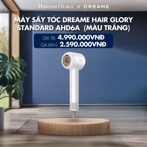  M27_DEAL 5: MÁY SẤY TÓC DREAME HAIR GLORY STANDARD AHD6A - BẢN QUỐC TẾ - BH 24 THÁNG (MÀU HỒNG ) 