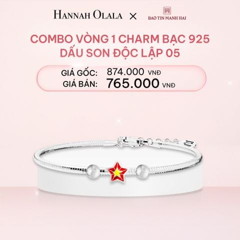  E320_DEAL 12: COMBO LẮC TAY BẠC 925 MÃ CB 1 CHARM MIX BI 05 BST A80 DẤU SON ĐỘC LẬP BẢO TÍN MẠNH HẢI 