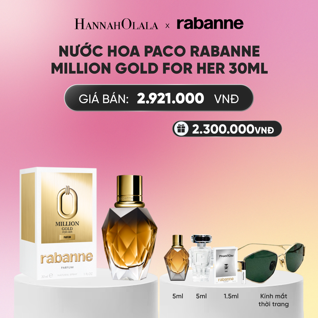  NƯỚC HOA PACO RABANNE MILLION GOLD FOR HER EDP 30ML_A777 