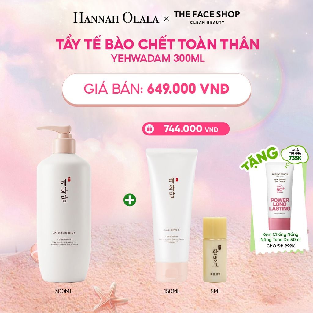  TẨY TẾ BÀO CHẾT TOÀN THÂN YEHWADAM 300ML 