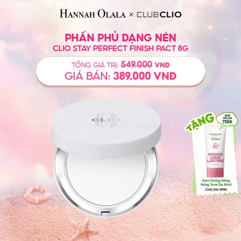 DEAL 4: PHẤN PHỦ DẠNG NÉN CLIO STAY PERFECT FINISH PACT 8G 