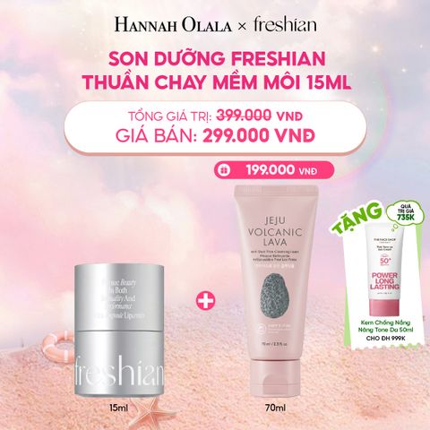  SON DƯỠNG FRESHIAN THUẦN CHAY MỀM MÔI 15ML 