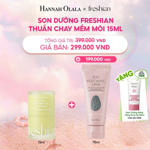  SON DƯỠNG FRESHIAN THUẦN CHAY MỀM MÔI 15ML 