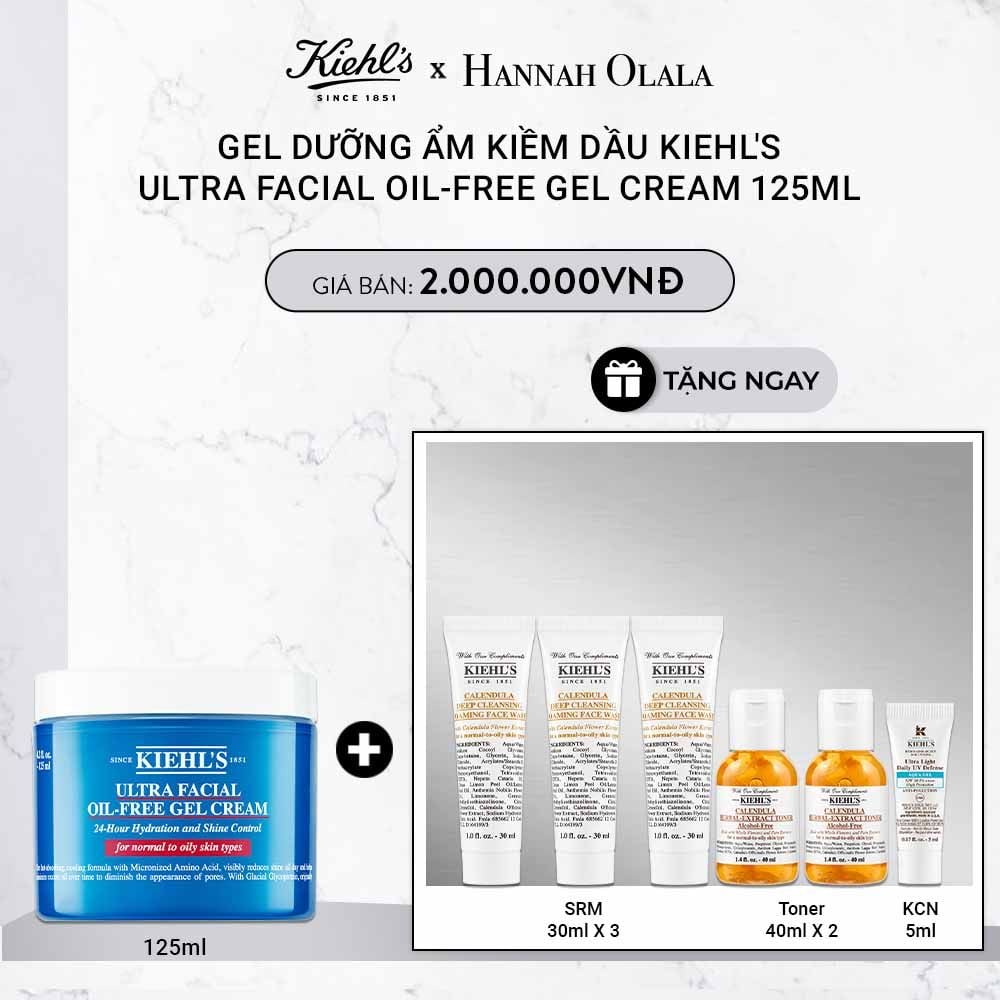  DEAL 13: GEL DƯỠNG ẨM KIỀM DẦU KIEHL'S ULTRA FACIAL OIL-FREE GEL CREAM 125ML 