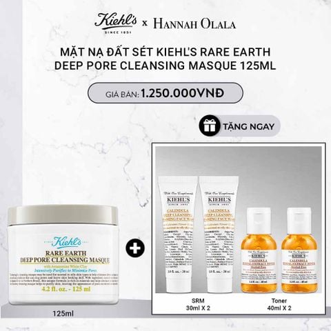  DEAL 3: MẶT NẠ ĐẤT SÉT KIEHL'S RARE EARTH DEEP PORE CLEANSING MASQUE 125ML 