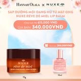  A615_DEAL 6: SÁP DƯỠNG MÔI NUXE LIP BALM 15G (MẬT ONG/ HOA HỒNG) 