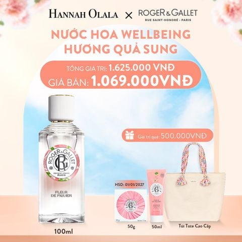  A685_DEAL 3: NƯỚC HOA WELLBEING ROGER&GALLET 100ML 