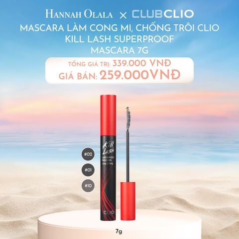  C326_DEAL 5: MASCARA LÀM CONG MI, CHỐNG TRÔI 7G 