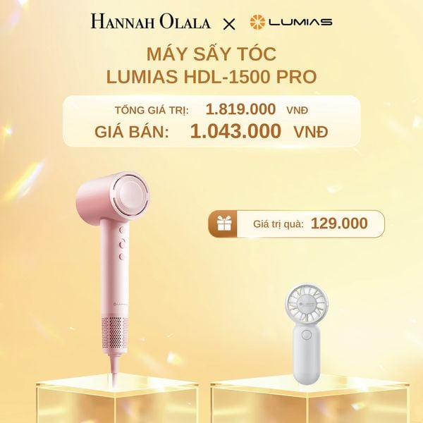  C1466_DEAL 9: MÁY SẤY TÓC LUMIAS HDL-1500 PRO 