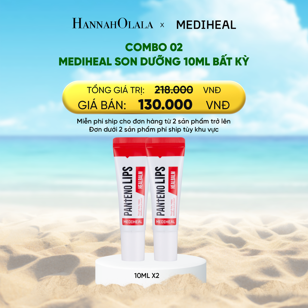  DEAL 10: COMBO 2 MEDIHEAL SON DƯỠNG 10ML BẤT KỲ 