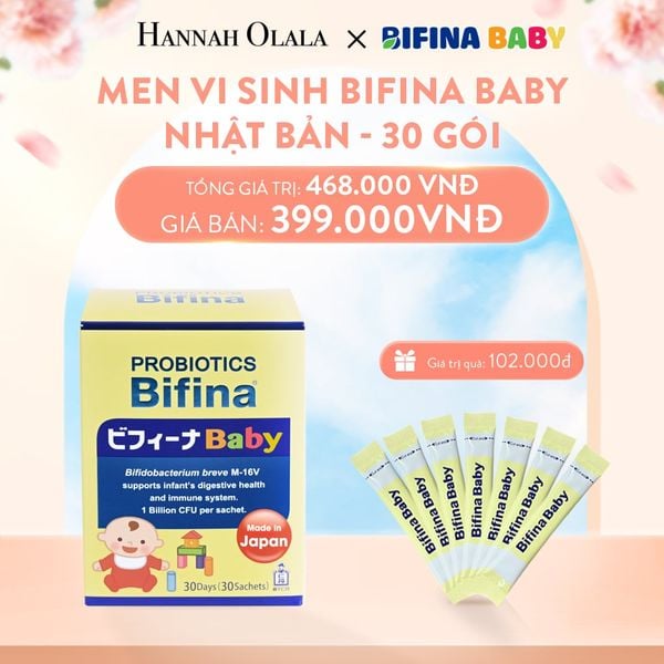  A118_DEAL 2: MEN VI SINH BIFINA BABY NHẬT BẢN CHO BÉ - HỘP 30 GÓI 