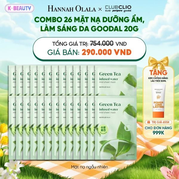  COMBO 26 MẶT NẠ DƯỠNG ẨM, LÀM SÁNG DA GOODAL 20G_K83 