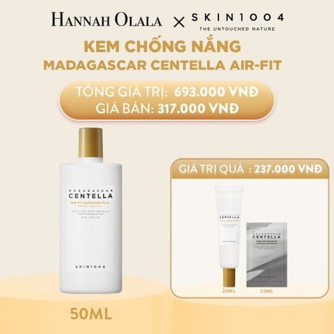  DEAL 1: SKIN1004 KEM CHỐNG NẮNG MADAGASCAR CENTELLA AIR-FIT SUNCREAM PLUS 50ML 