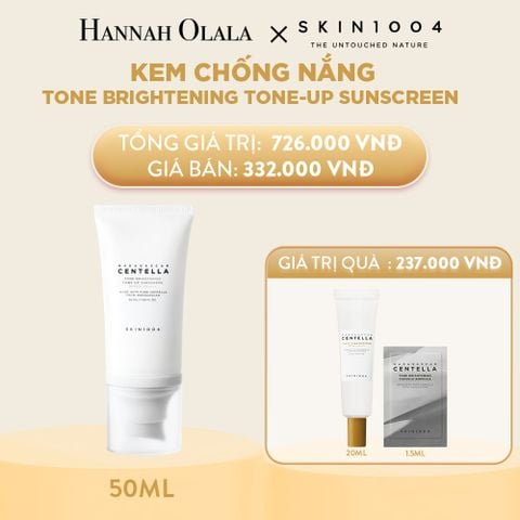  DEAL 2: SKIN1004 KEM CHỐNG NẮNG MADAGASCAR CENTELLA TONE BRIGHTENING TONE-UP SUNSCREEN SPF50+ PA++++ 50ML 