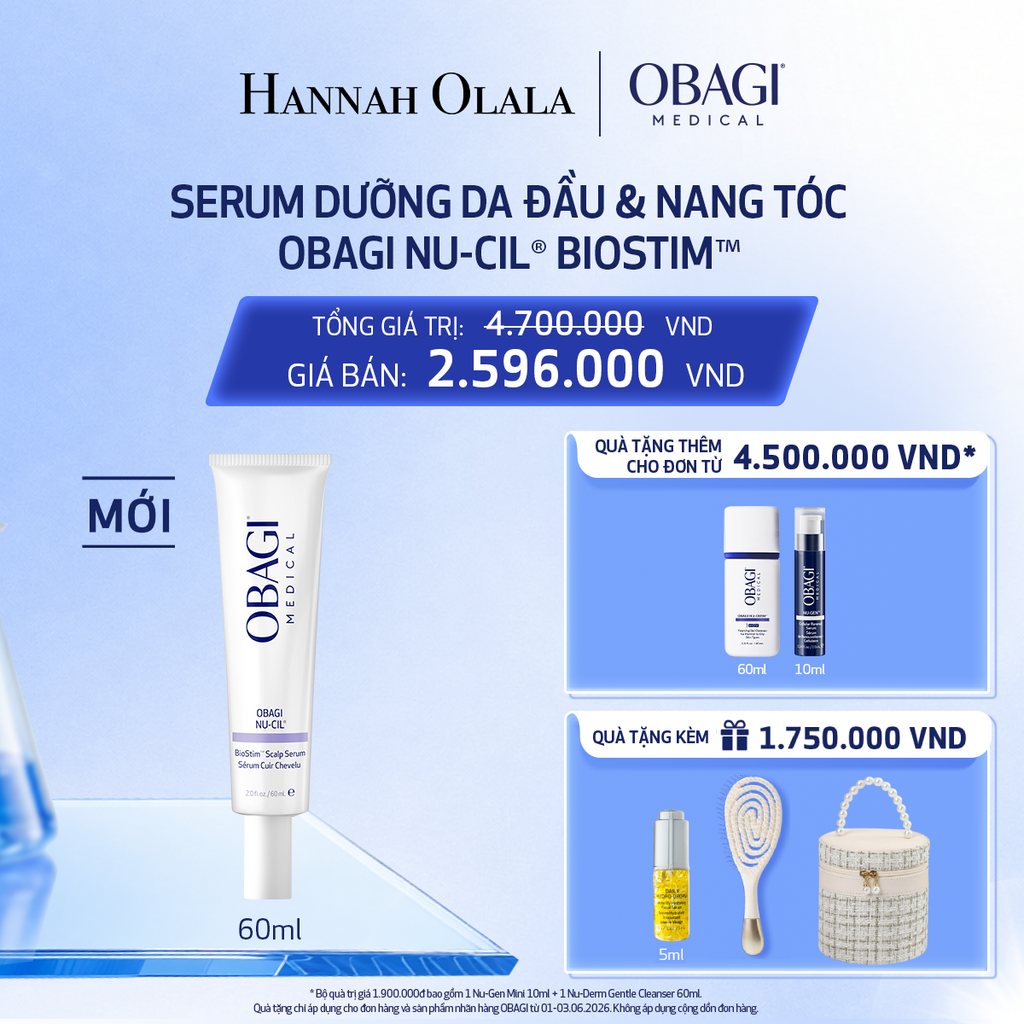  [MỚI] SERUM DƯỠNG DA ĐẦU & NANG TÓC OBAGI NU-CIL® BIOSTIM™ - DEAL 3 - C03 