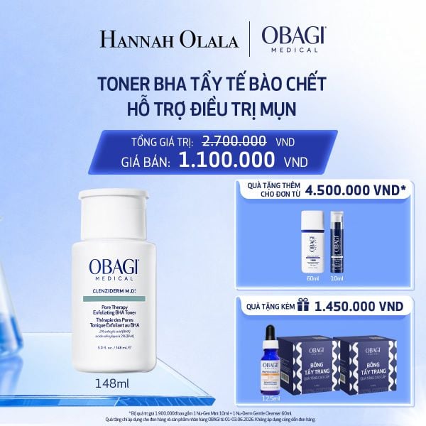  TONER BHA TẨY TẾ BÀO CHẾT HỖ TRỢ ĐIỀU TRỊ MỤN 148ML - DEAL 8 - C08 