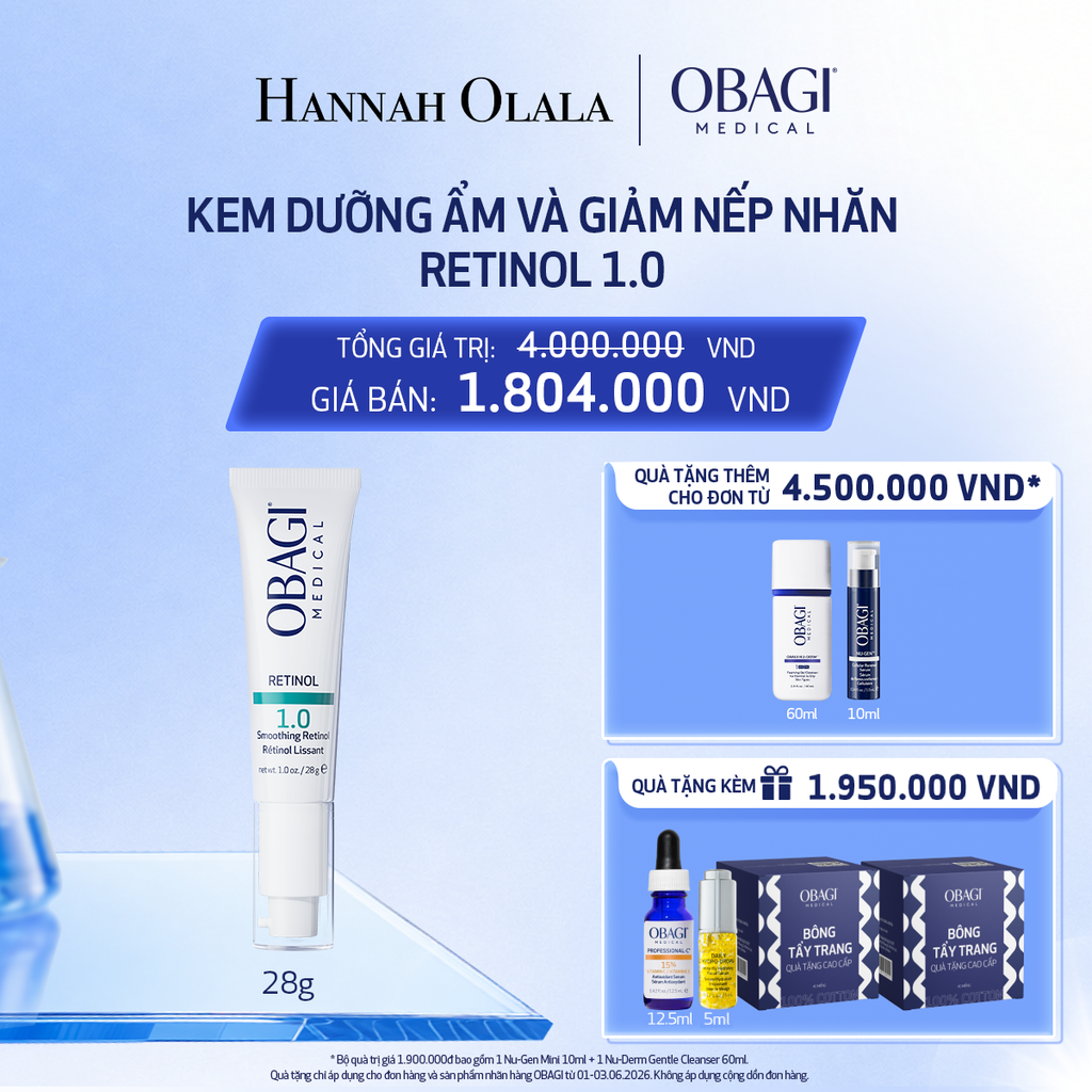  KEM DƯỠNG ẨM VÀ GIẢM NẾP NHĂN RETINOL 1.0 28G - DEAL 9 - C09 