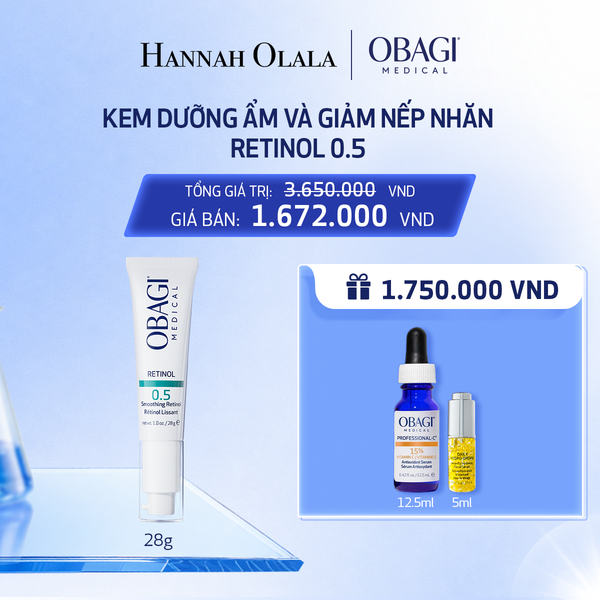  KEM DƯỠNG ẨM VÀ GIẢM NẾP NHĂN RETINOL 0.5 28G - DEAL 10 - C10 