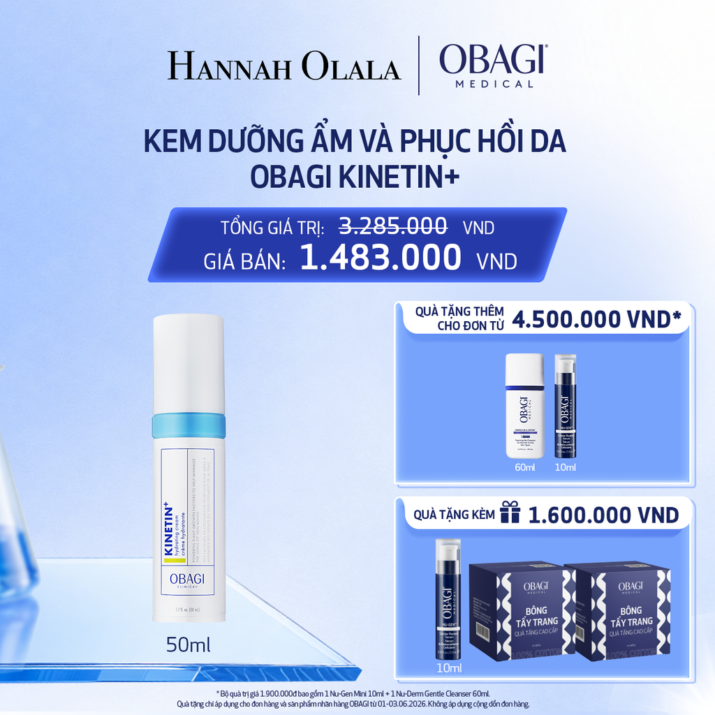  KEM DƯỠNG ẨM VÀ PHỤC HỒI DA OBAGI KINETIN+ 50ML - DEAL 11 - C11 