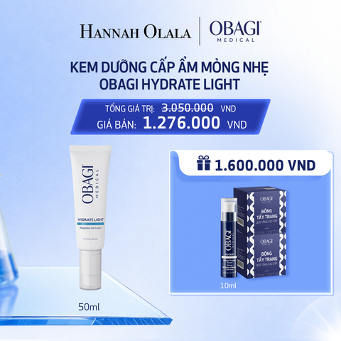  KEM DƯỠNG CẤP ẨM MỎNG NHẸ OBAGI HYDRATE LIGHT 50ML - DEAL 13 - C13 
