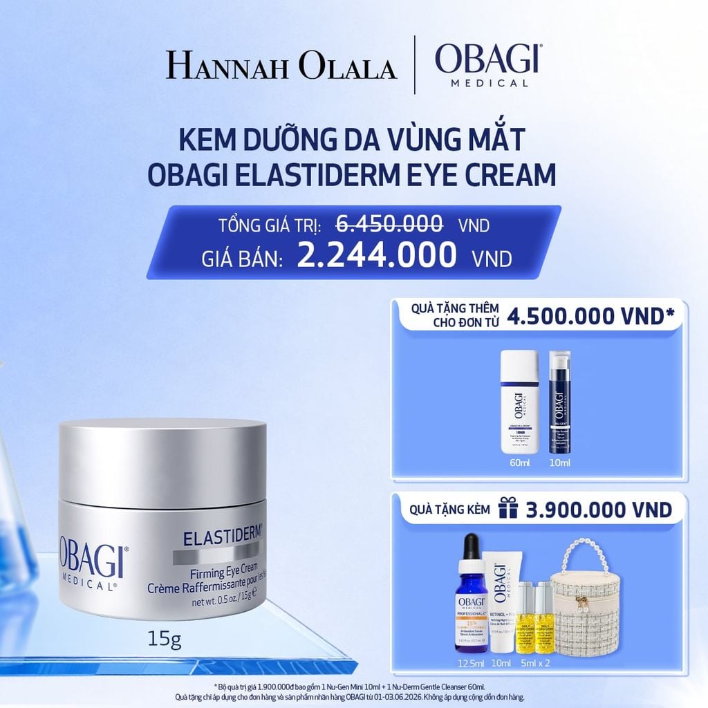  KEM DƯỠNG DA VÙNG MẮT OBAGI ELASTIDERM EYE CREAM 15G - DEAL 15 - C15 