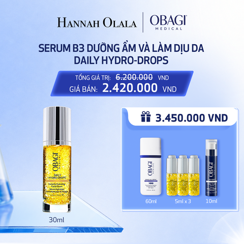  SERUM B3 DƯỠNG ẨM VÀ LÀM DỊU DA DAILY HYDRO-DROPS 30ML - DEAL 7 - C18 