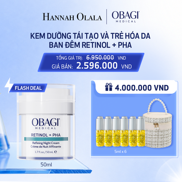  KEM DƯỠNG TÁI TẠO VÀ TRẺ HÓA DA BAN ĐÊM RETINOL + PHA 50ML - FLASH DEAL 1 - C01 