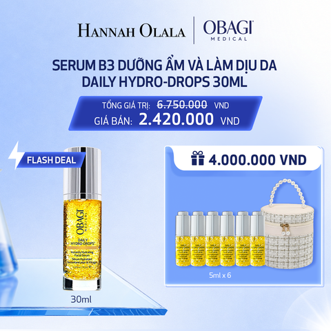  SERUM B3 DƯỠNG ẨM VÀ LÀM DỊU DA DAILY HYDRO-DROPS 30ML - FLASH DEAL 2 - C02 