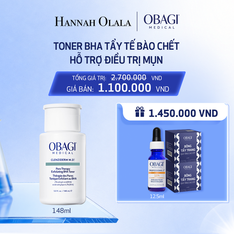  TONER BHA TẨY TẾ BÀO CHẾT HỖ TRỢ ĐIỀU TRỊ MỤN 148ML - DEAL 8 - C08 