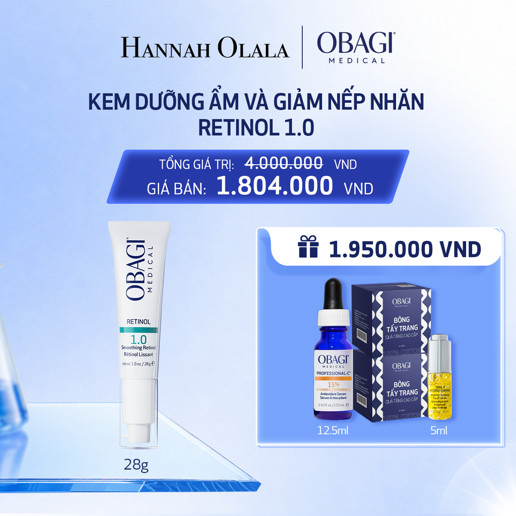  KEM DƯỠNG ẨM VÀ GIẢM NẾP NHĂN RETINOL 1.0 28G - DEAL 9 - C09 